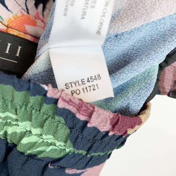 ELOQUII Printed Wide Leg Pant Floral 18 - Picture 8 of 10